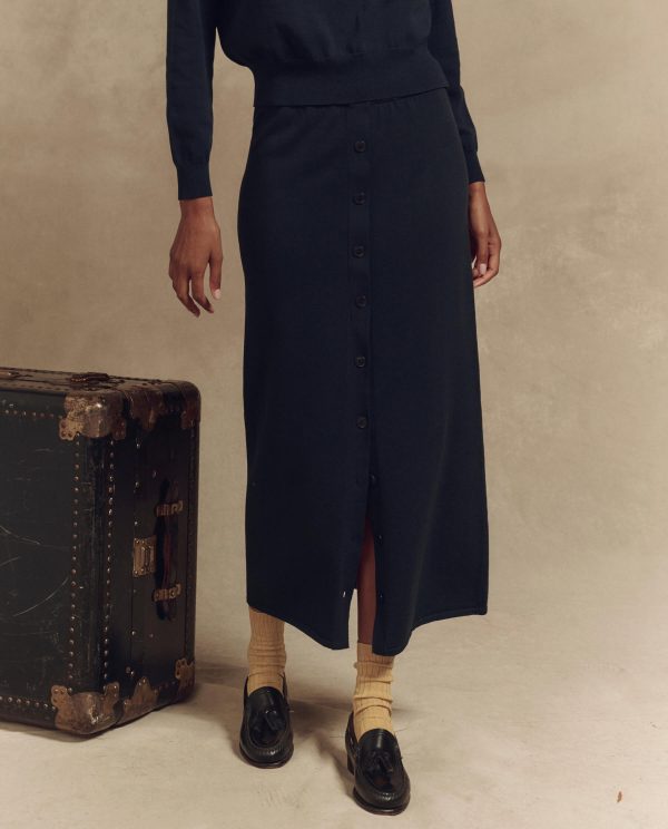 The Button Front Sweater Skirt.
