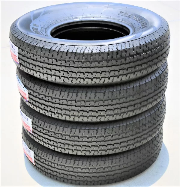 Set of 4 (FOUR) Transeagle ST Radial II ST225/75R15 Load E (10 Ply) Trailer Tires